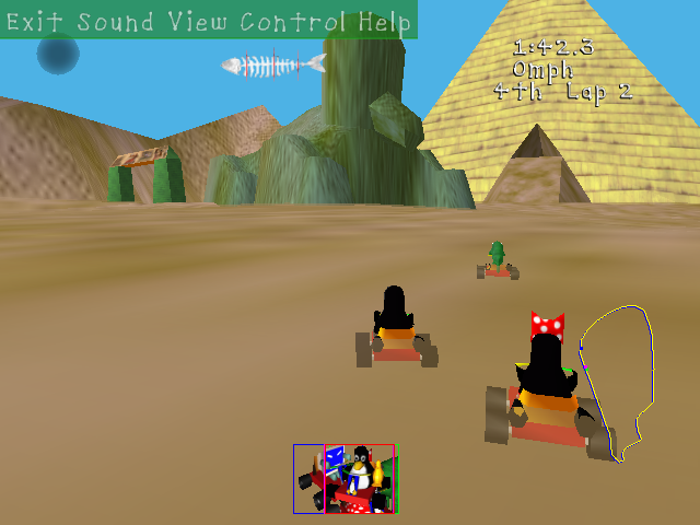 TuxKart Screenshot